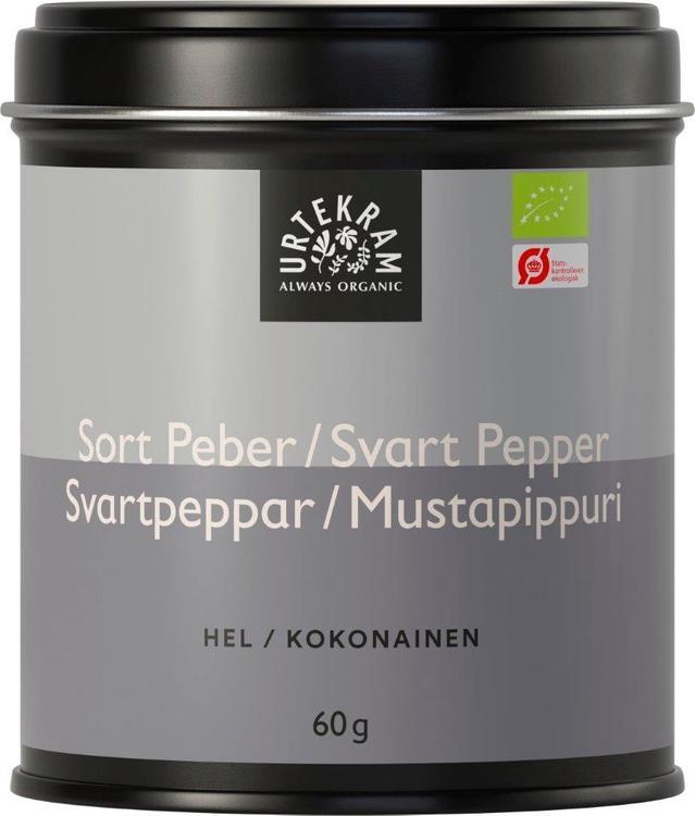 Urtekram Luomu Kokonainen Mustapippuri 60g