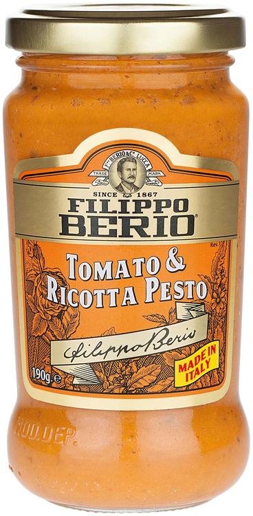 Filippo berio tomatite ja ricotta juustuga pesto 190g