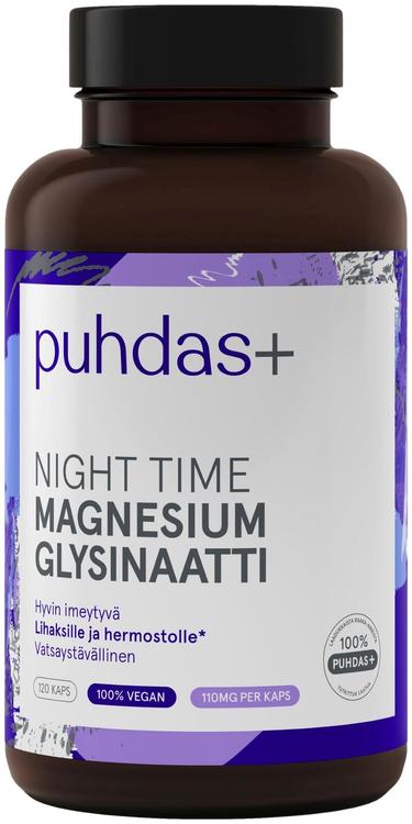 Puhdas+ Night time magnesium120 kaps