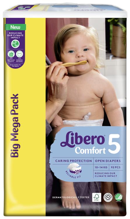 LIBERO Comfort teippivaippa koko 5, 92 kpl, 10-14 kg