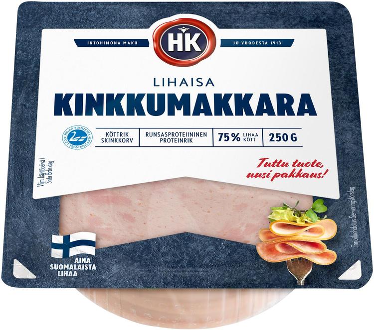 HK Lihaisa kinkkumakkara 250 g