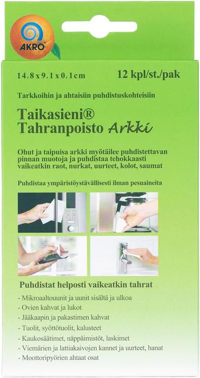 Akro Taikasieni tahranpoisto arkki 12kpl