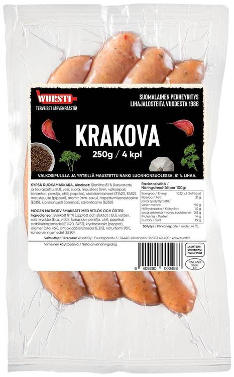 Wursti Krakova nakki 250g