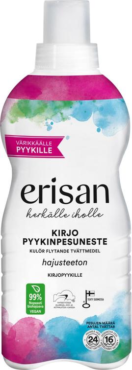 Erisan Hajusteeton Kirjo Pyykinpesuneste 850ml