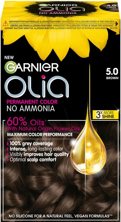 Garnier Olia 5.0 Brown kestoväri 174ml