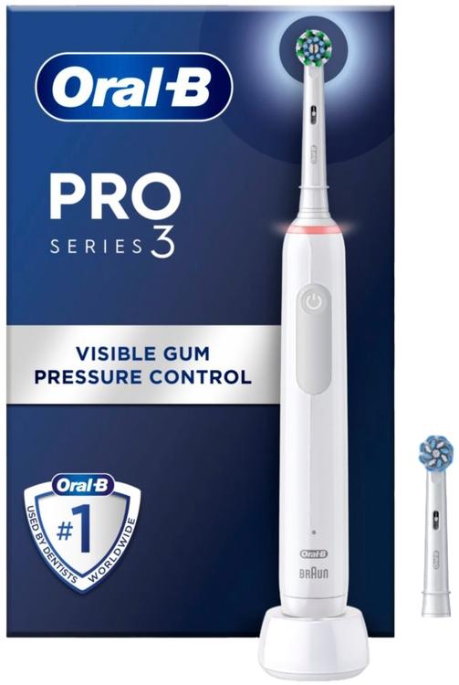 Oral-B Sähköhammasharja Pro Series 3 Valkoinen Braun-tekniikalla