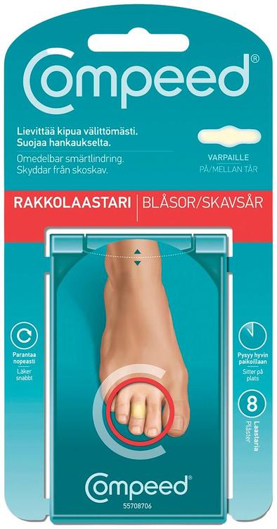 Compeed rakkolaastari varpaille 8kpl