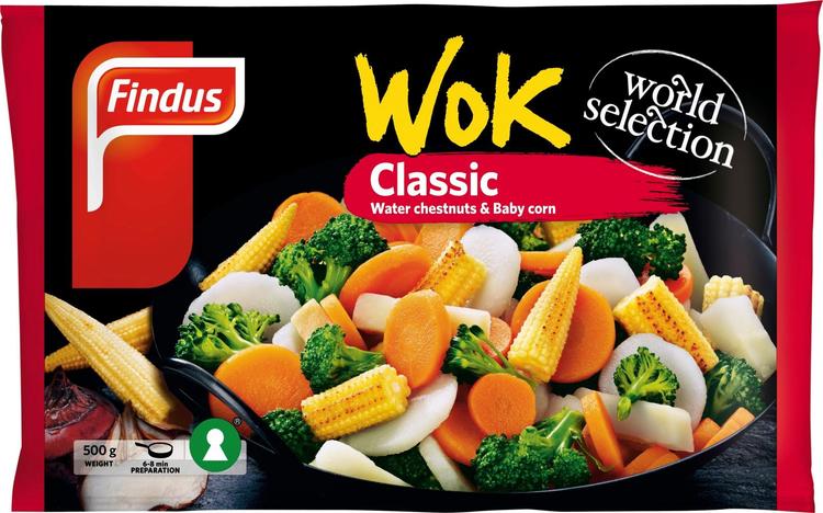 Findus Wok Classic 500g, pakaste