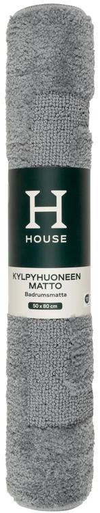 House kylpyhuoneenmatto Bea 50x80 cm, harmaa