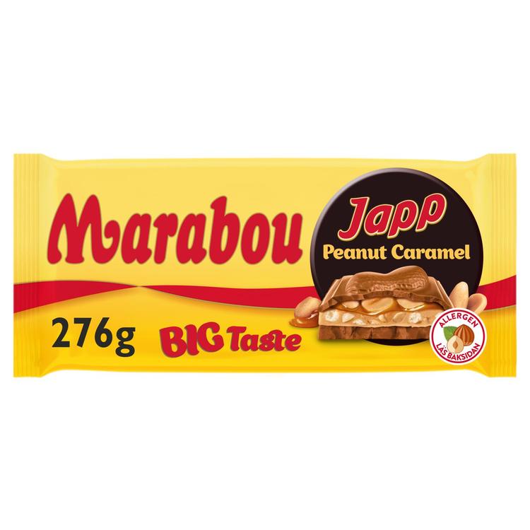 Marabou BigTaste Japp Peanut Caramel suklaalevy 276g