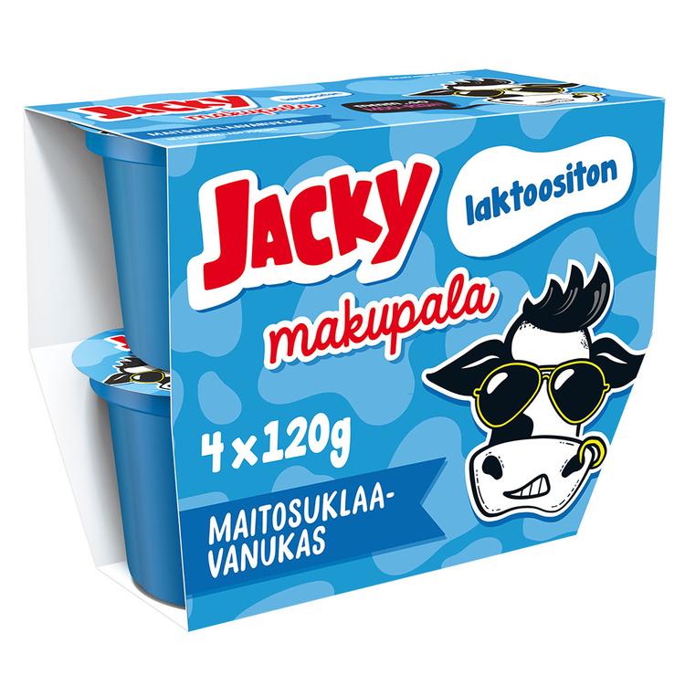 Jacky Makupala laktoositon maitosuklaavanukas 4x120g