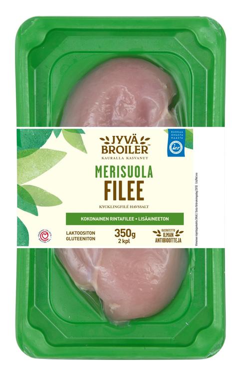 Jyväbroiler Broilerin Filee Merisuola 350g