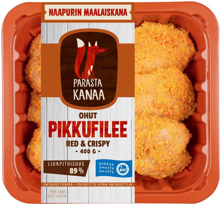 Naapurin Maalaiskanan ohut pikkufilee, Red & Crispy 400g