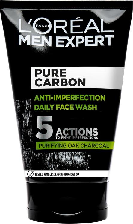 L'Oréal Paris Men Expert Pure Carbon kasvojenpuhdistusgeeli epäpuhtauksia vastaan 100ml