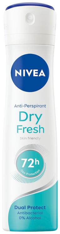 NIVEA 150ml Dry Fresh Deo Spray -antiperspirantti