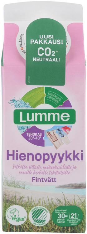 Lumme Hienopyykki pyykinpesuneste silkille, villalle, mikrokuidulle ja muille herkille tekstiileille 750ml