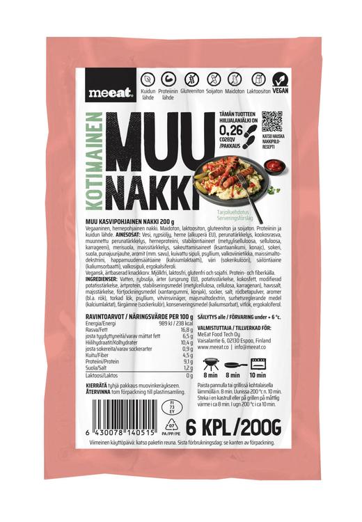 MUU Kasvipohjainen Nakki 200g