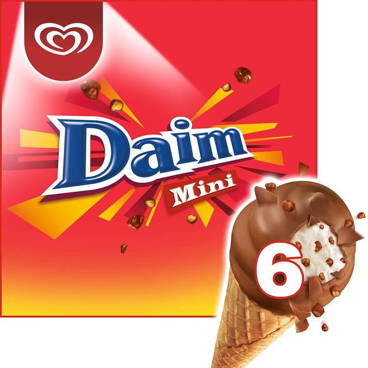 Daim Original Mini Jäätelö Monipakkaus 510ml/312g 6 kpl