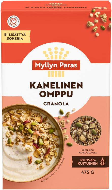 Myllyn Paras Kanelinen Omppu granola 475g