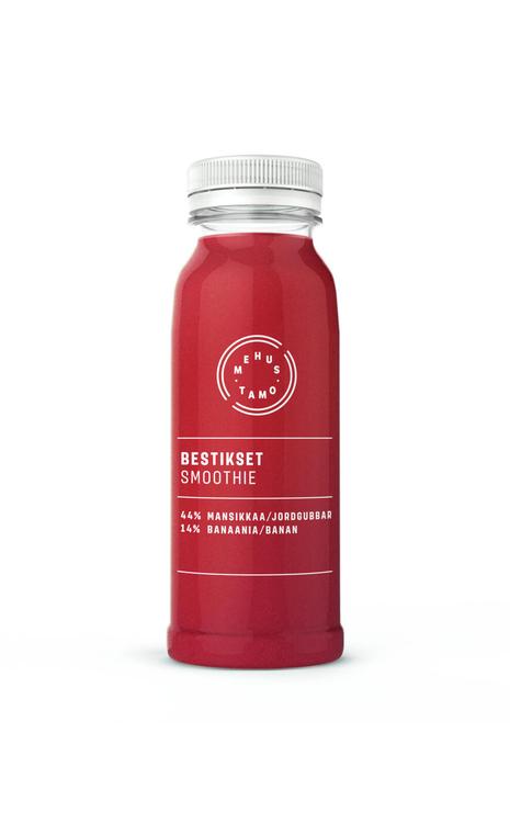 Mehustamo bestikset mansikka-banaani smoothie 250ml