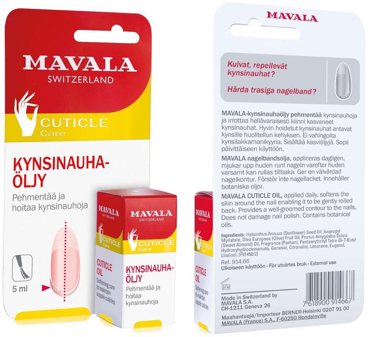 Mavala 5ml Cuticle Oil kynsinauhaöljy