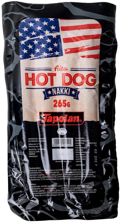 Tapola Hot dog nakki 265g