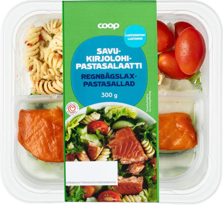 Coop Savukirjolohi-pastasalaatti 300g