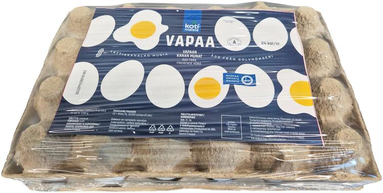 Kotimaista Vapaan kananmuna M24 1392g