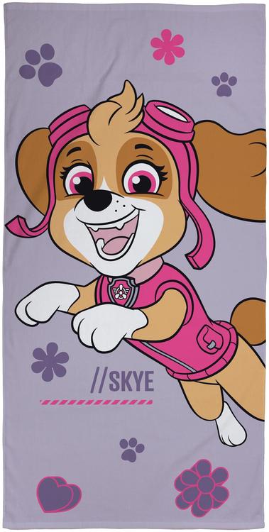 Paw Patrol lasten kylpypyyhe 70x140 cm lila