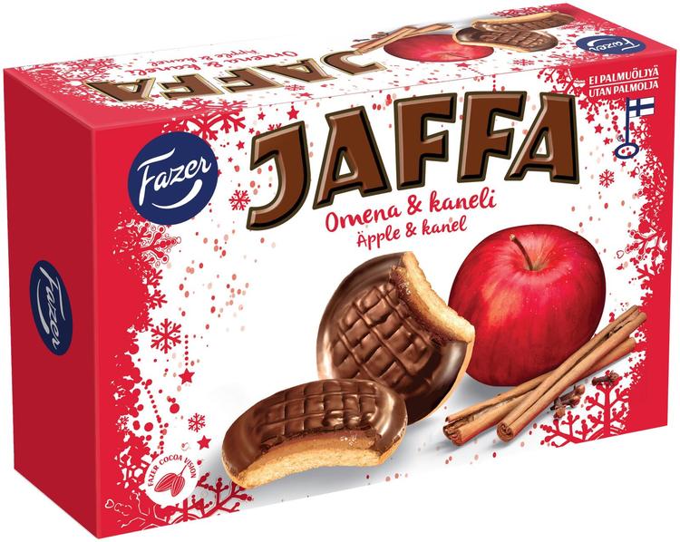 Fazer Jaffa Omena & kaneli leivoskeksi 300g