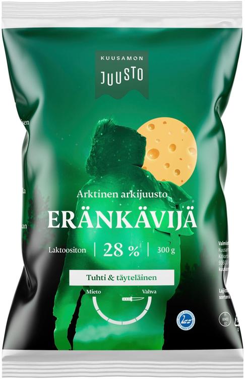 Kuusamon Juusto Eränkävijä 28 % juusto 300 g