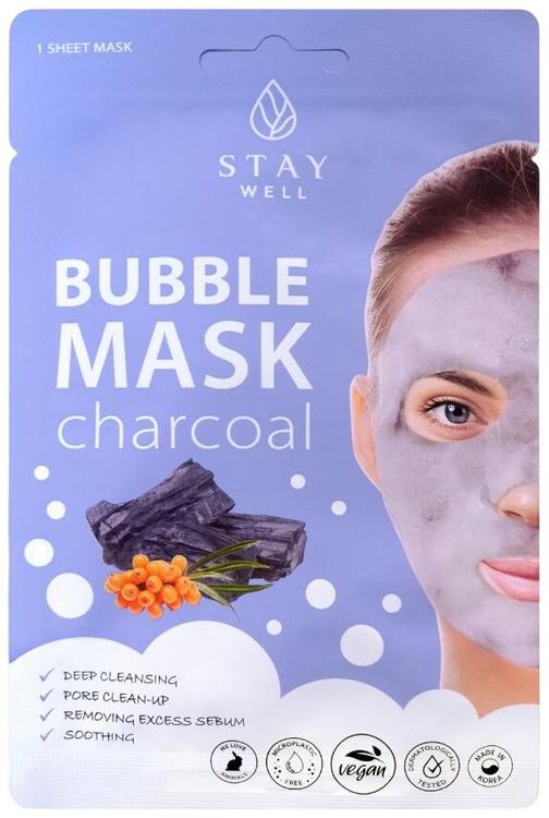 Stay Well Deep Cleansing Bubble Mask – CHARCOAL