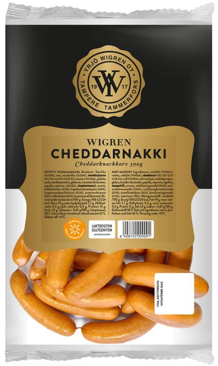 Wigren Cheddarnakki 390g