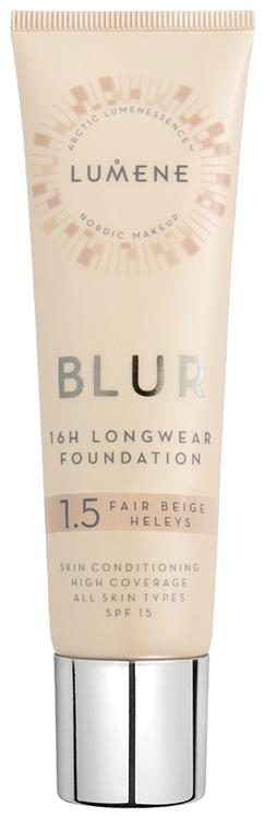 Lumene Blur Pitkäkestoinen meikkivoide SK15 1.5 Heleys 30ml