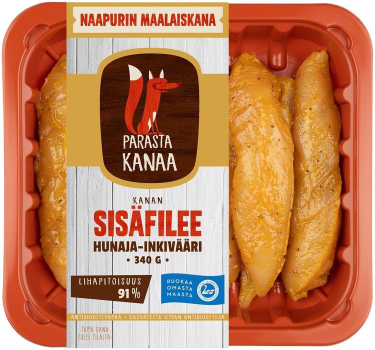 Naapurin Maalaiskana sisäfilee hunaja-inkivääri 340 g