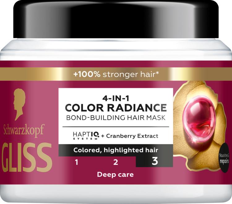 Schwarzkopf Gliss 4-in-1 Color Radiance syvähoito 400 ml