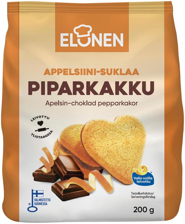 Elonen appelsiini-suklaa piparkakku 200g