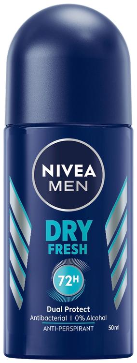 NIVEA MEN 50ml Dry Fresh Deo Roll-on -antiperspirantti