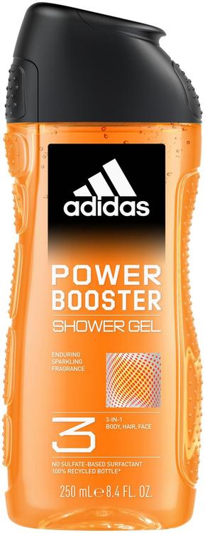 Adidas Power Booster 3in1 Shower Gel 250 ml, suihkugeeli