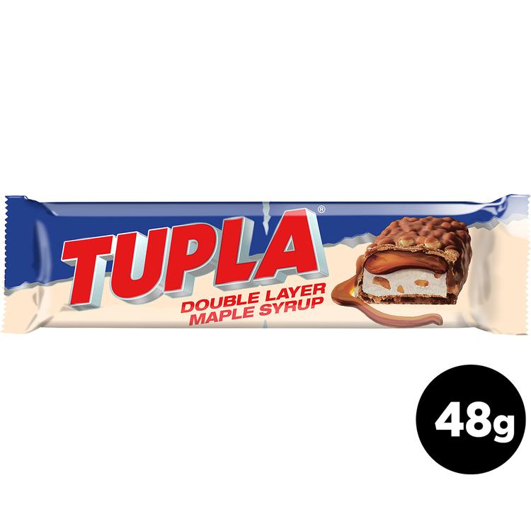 Tupla Double Layer Maple Syrup suklaapatukka 48g