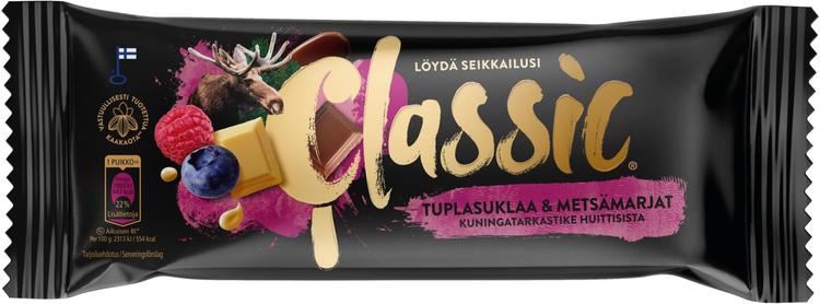 Classic Tuplasuklaa & Metsämarjat kermajäätelöpuikko 80g/100ml