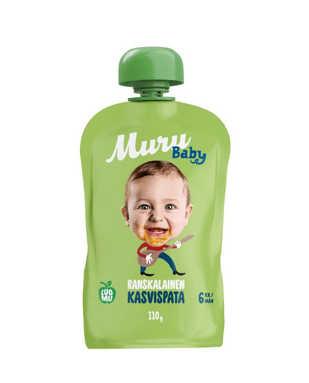 Muru Baby Ranskalainen kasvispata 6 kk luomulastenateria 110 g