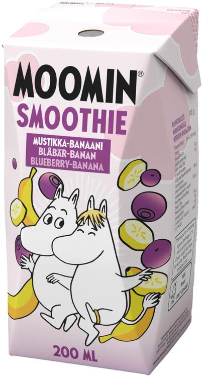 Moomin Mustikka banaani smoothie 200ml