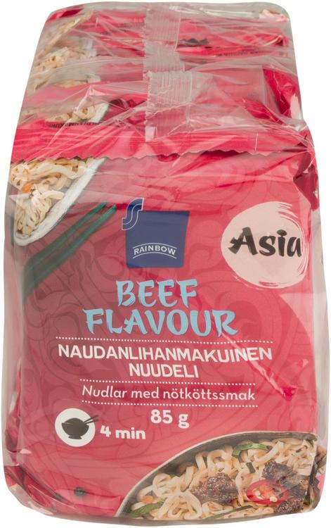 Rainbow 5x85g nuudeli naudanlihanmakuinen