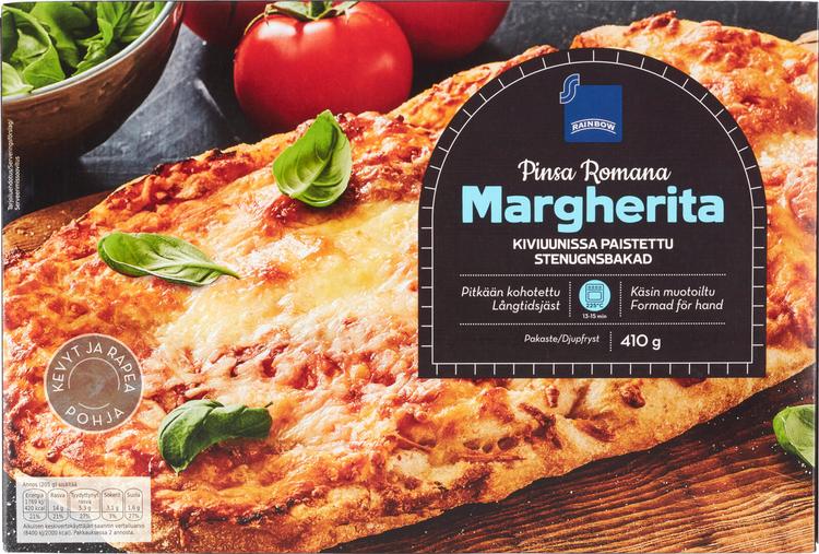 Rainbow 410g Pinsa Romana Margherita pakaste