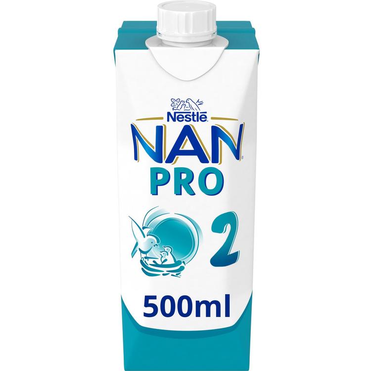 Nestlé Nan 500ml Pro 2 maitopohjainen käyttövalmis vierotusvalmiste