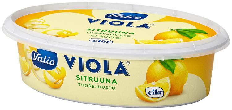 Valio Viola® e200 g sitruuna tuorejuusto laktoositon