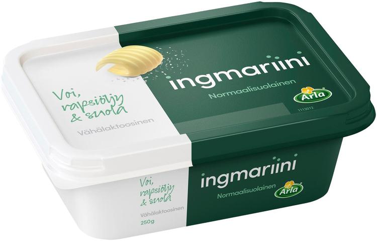 Ingmariini 250 g Normaalisuolainen vähälaktoosinen levite