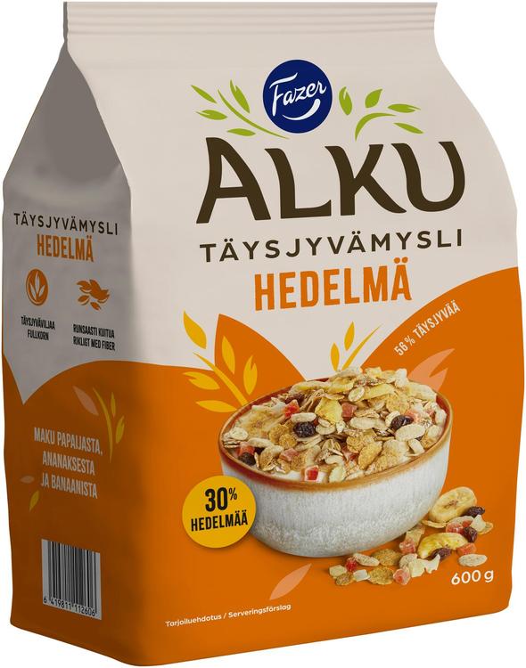 Fazer Alku Hedelmä täysjyvämysli 600 g