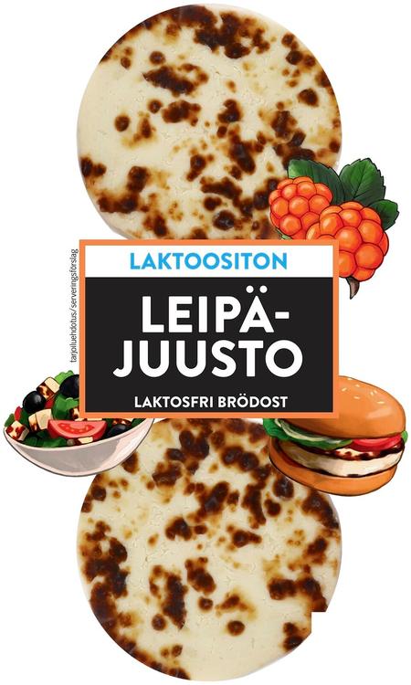 Juustoportti leipäjuusto 2 x n.60 g/120 g laktoositon